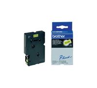 Brother TC-691, 9mm x 7,7m, testo nera / sfondo giallo, nastro originale