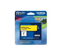 Brother - Nastro - Nero/Giallo - TZE651 - 24mm x 8mt
