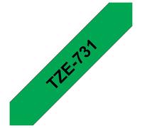 Brother tze-731 nastro per etichettatrice tz
