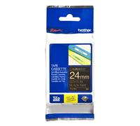 P-TOUCH TZE354 - Scrittura laminata, oro in nero, 24 mm