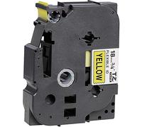 Brother Nastro TZ 18Mm Nero su Giallo Fless