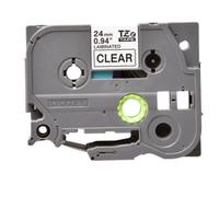 Brother Nastro TZE151 NASTRO 24 MM ETICHET NERO/TRASP
