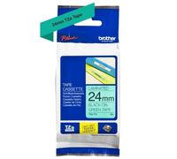 Brother Nastro TZE751 NASTRO TIPO TZ 24MM NERO/VERDE