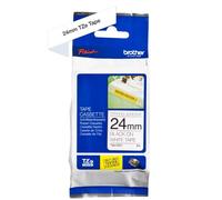 Brother Nastro TZES251 NASTRO TZ 24MM NERO/BIANCO AD RESIS