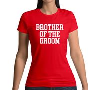 Brother Of Dello Sposo - Donna T-Shirt - Regalo di Nozze Divertente Parola Stag
