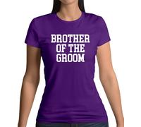 Brother Of Dello Sposo - Donna T-Shirt - Regalo di Nozze Divertente Parola Stag