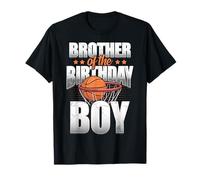 Brother of The Birthday Boy Matching Basket Compleanno Maglietta