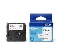 Brother Original Btag-232 Label Tape 12 mm Wide 4 m Long Red/White pink / white