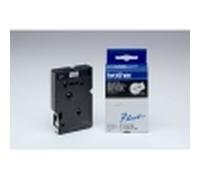 Brother P-Touch nastro TC-101 nero auf transparent 12mm / 7,7m laminiert