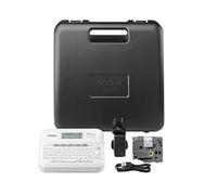 Brother P-Touch PT-D410VP | Etichettatrice per ufficio e casa | con custodia di trasporto inclusa, per nastri TZE da 3,5 a 18 mm di larghezza, fino a 20 mm/secondi