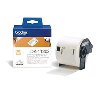 Brother DK-11202 nastro per etichettatrice Nero su bianco