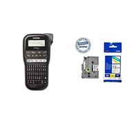 Brother PT-H110 Etichettatrice Palmare per Casa e Ufficio, fino a 12 mm + Nastr