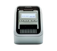 Brother QL820NWBC Stampante per Etichette con Rete Cablata, Wi-Fi, Bluetooth, Compatibilità Airprint e MFi, Stampa a Due Colori Rosso e Nero