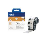 Brother - Rotolo 1000 Etichette quadrate 23 x 23 mm - Nero/Bianco - DK-11221