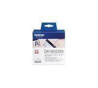 Brother - Rotolo nastro - in carta non adesiva - Nero/Bianco - 54mm x 30,48mt -