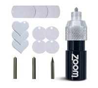Brother ScanNCut - Strumento per incisione/incisione, 3 in 1, punte di precisione, regolari e smussate con cuore, piastrina e cerchio per stampaggio di macchine Brother Scan e Cut Zoom Precision