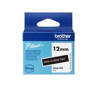 Brother Schriftband Btag-335 white auf black 12 mm x 4 m Cartuccia di BTAG335