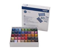 Brother Set di 40 fili da ricamo, colori assortiti