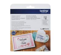 Brother - Set per calligrafia, per principianti nel mondo della calligrafia (solo per la serie ScanNCut DX)