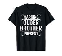 Brother Sposa Warning Older Present Fratello della Maglietta