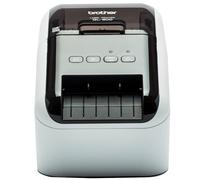 Brother Stampante per Etichette QL-800 (con Funzione di Stampa Rosso-Nero, Interfaccia USB, Stampa di Codici a Barre, Taglierina Automatica)