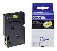 Brother TC601 Nastro Etichetta da 12 mm x7.7 m, Nero/Bianco
