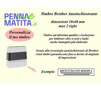 Brother Timbro autoinchiostrante PR-1060B6P 10x60 mm Nero - Multipack 6 pz