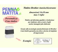 Originale Brother SC 2000 Series Francobollo (PR-1438B6P) nero Multipack (6 pz.)