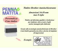 Originale Brother SC 2001 Francobollo (PR-3458B6P) nero Multipack (6 pz.)