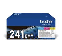 Brother TN-241CMY cartuccia toner 3 pz Originale Ciano, Magenta, Giallo
