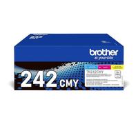 BROTHER TN-242CMY - Confezione multipla da 3 toner, ciano/magenta/giallo, fino a 1400 pagine, per DCP-9017CDW, -9022CDW, HL-3142CW, -3152CDW, -3172CDW, MFC-9142CDN, -9332CDW, -9342CDW