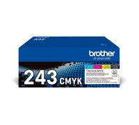 Brother TN-243CMYK cartuccia toner 1 pz Originale Nero, Ciano, Magenta, Giallo