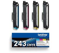 Brother TN-243CMYK Toner MultiPack BK C M Y 1.000 Pagine ISO/IEC 19752 Per Bro