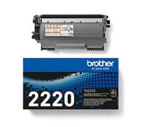 Brother TN2220, Toner Originale, Colore Nero, 2600 pag | Alta Capacità. Per Stampanti DCP7055W, DCP7060, DCP7065, DCP7070, MFC7360N, MFC7460DN, MFC7860DW, FAX2840, FAX2845, FAX2940