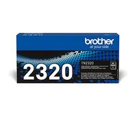 Brother TN2320 Toner Originale, Alta Capacità, fino a 2600 Pagine, per Stampanti MFCL2700DW / MFCL2700DN / MFCL2720DW / MFCL2740DW / DCPL2500D / HLL2300D / HLL2340DW / HLL2365DW/HLL2370DN, Colore Nero