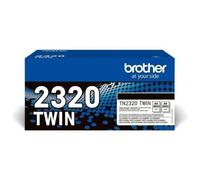 BROTHER TN2320 TWIN MULTIPACK CONF 2 Pz.TN2320 TONER NERO PER BROTHER DCP-L2500,