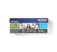 Brother TN243C Toner Originale, Capacità Standard, fino a 1000 Pagine, per Stampanti DCPL3550CDW, HLL3210CW, HLL3230CDW, HLL3270CDW, MFCL3730CDN, MFCL3750CDW e MFCL3770CDW, Colore Ciano
