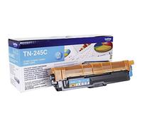 Brother TN245C Toner Originale Alta Capacità, fino a 2200 Pagine, per Stampanti HL3140CW, HL3150CDW, HL3170CDW, DCP9020CDW, MFC9140CDN, MFC9330CDW, MFC9340CDW, Ciano