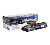 Brother TN321BK Toner Originale, Capacità Standard, fino a 2500 pagine, per Stampanti DCPL8400CDN / DCPL8450CDW / HLL8250CDN / HLL8350CDW / MFCL8650CDW / MFCL8850CDW, Nero