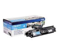 Brother TN321C Toner Originale, Capacità Standard, fino a 1500 pagine, per Stampanti DCPL8400CDN / DCPL8450CDW / HLL8250CDN / HLL8350CDW / MFCL8650CDW / MFCL8850CDW, Ciano