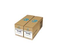 Brother toner 2x TN1090 TN-1090 compatibile DCP1622WE DCP1623WE Duston Nero
