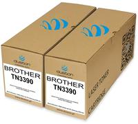 Brother toner 2x TN3390 TN780 TN-3390 TN-780 compatibile DCP8 Duston Nero