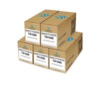 Brother toner 5x TN1090 TN-1090 compatibile DCP1622WE DCP1623WE Duston Nero