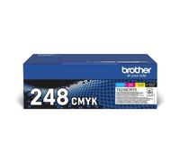 Brother TN-248VAL cartuccia toner 4 pz Originale Nero, Ciano, Magenta, Giallo