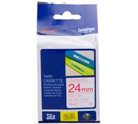 Brother TZE-252 nastro per etichettatrice Rosso su bianco