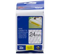 P-TOUCH TZES151 - Nastro laminato, adesione extra forte, nero su trasparente, 24 m