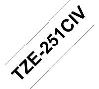 Brother TZ TZ251CIV Etichette / etichette Rotolo TZE251CIV