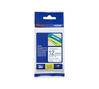 Brother TZ233 Nastro per Etichettatura, 12 mm, Blu su Bianco