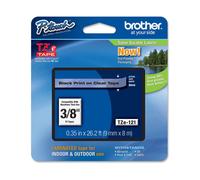 BROTHER - TZE-121 - Brother - Nastro - Nero-Trasparente - TZ121 - 9mm x 8mt - BROTZE121 - Conf. da 1 Pz. - TZE-121