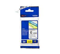 Brother TZe-211 Labelling Tape Cassette, 6 mm (W) x 8 m (L), Laminated, Brother
